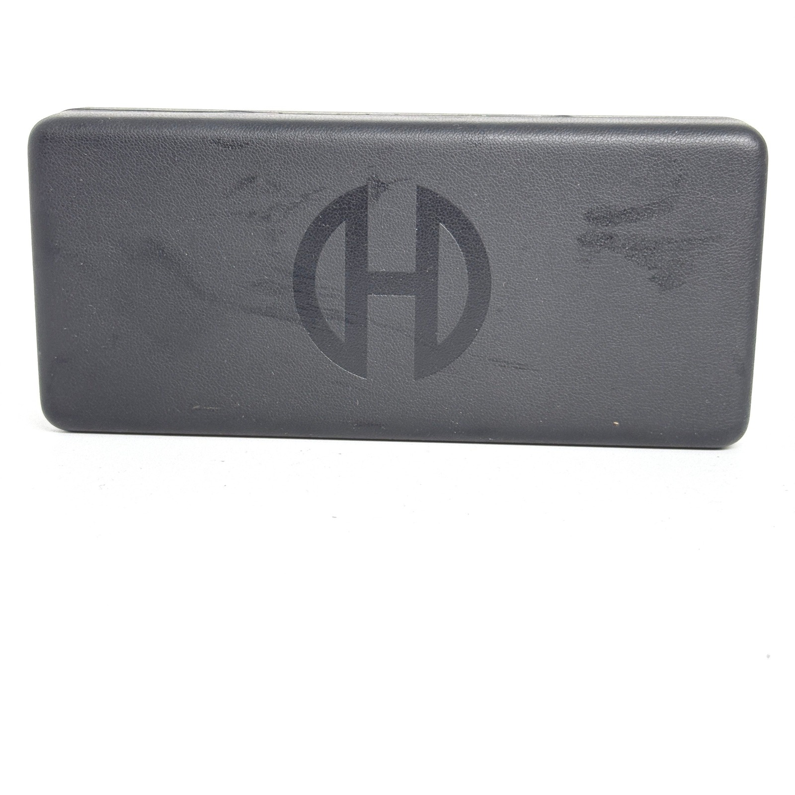 Hard Shell Eyeglasses Case Black With H Logo Protective Glasses Storage Box 2